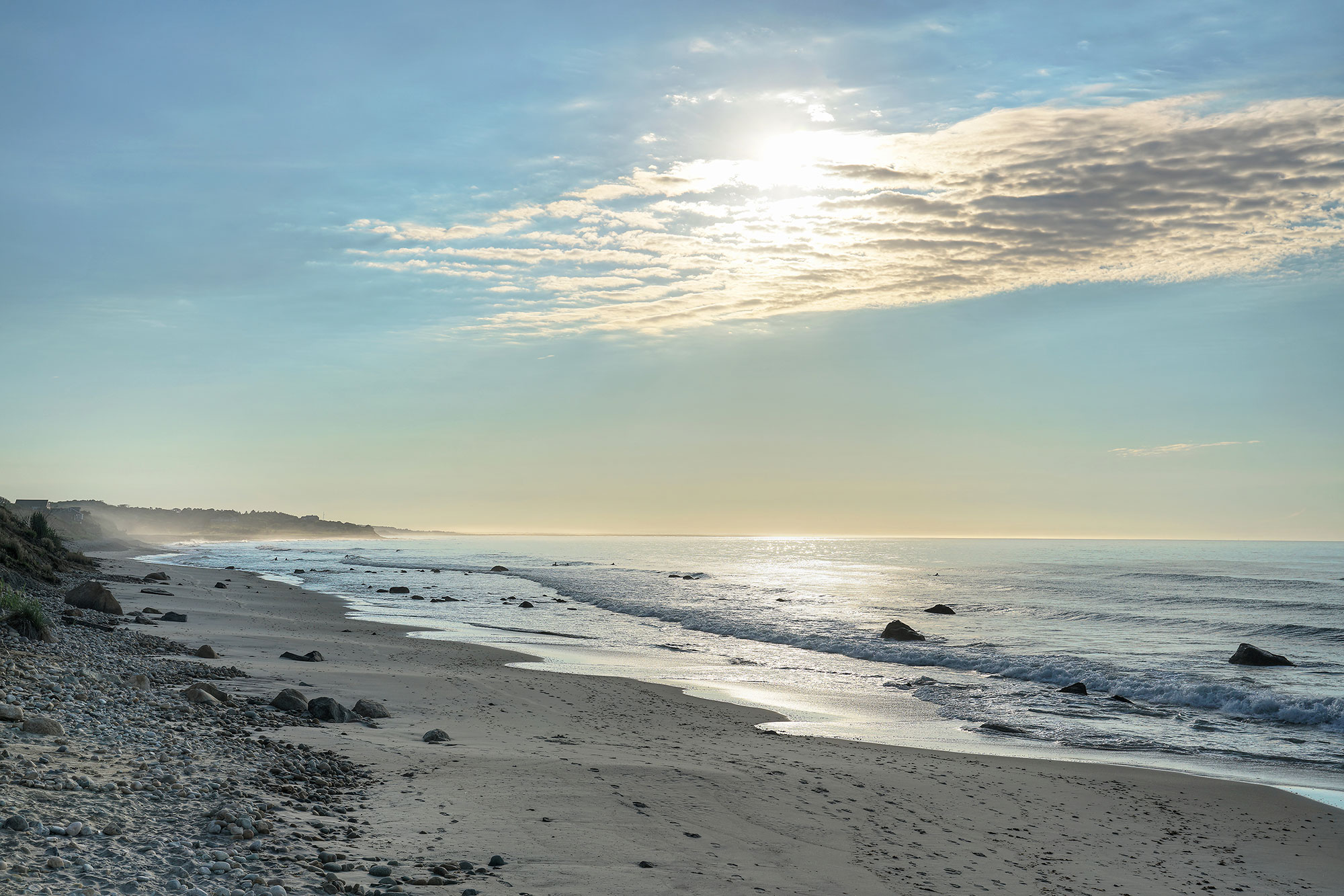 "Even the Sun Wears A Mask", Squibnocket Beach, Chilmark. By Vineyard Colors